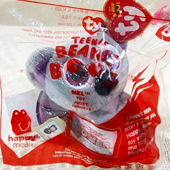 MEL KOALA BEAR TY Teenie Beanie Boo #3 McDonald's 2017 Happy Meal Toy Sealed - Picture 1 of 3